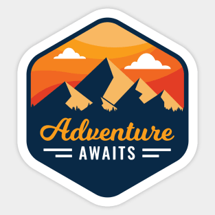 Adventure Awaits Sticker